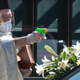 Illustration for article titled Priests now shooting (water) guns at babies and food